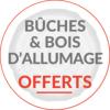 Buches et bois allumage OFFERTS
