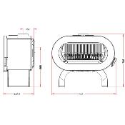 Poêle à bois - FIFTY ARCHE 10kw