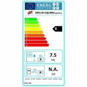 Poêle à bois - EQUIRRE pied tournant 7.5kw