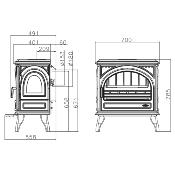 Poêle à bois - SECLIN 7kw