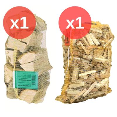 Pack Bûches (1) + Bois d'Allumage (1)