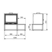 Poêle à bois - TOBIAS 7.8kw