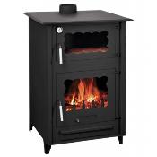 Poêle à bois avec four - ROSA 13kw