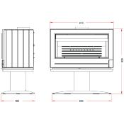 Poêle à bois - ELTON 12kw