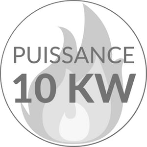 Insert  bois puissance 10 kW