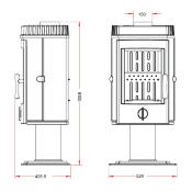 Poêle à bois - MAIRY 10kw