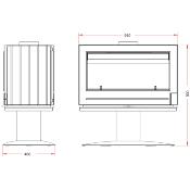 Poêle à bois - NELSON 12kw