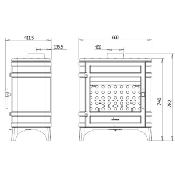 Poêle à bois - SIAM 12kw