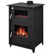 Poêle à bois avec four - ROSA 13kw