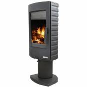 Poêle à bois - EQUIRRE pied tournant 7.5kw