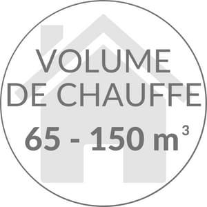 Poeles  bois volume de chauffe