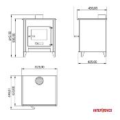 Poêle à bois Interstoves - LYA 12kw
