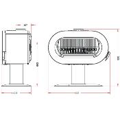 Poêle à bois - FIFTY 10kw