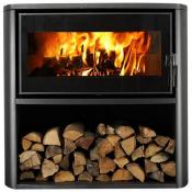 Poêle à bois raccordable - LASLO BUCHER 7.7kw