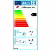 Insert bois - MODANE 65-F  - Porte fonte + Turbo - 7kw